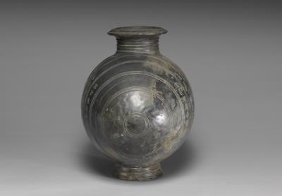 图片[4]-Cocoon-shaped black pottery jar, Western Han dynasty (206 B.C.E.- 8 C.E.)-China Archive